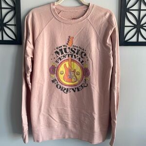 Mamie Ruth Music Festival Forever Sweatshirt. Size M